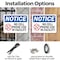 Signmission No Cell Phone Use In Facility, 10 in W x Rectangle, Plastic OS-2PACK-NS-P-710-L-14415 - alternate 3